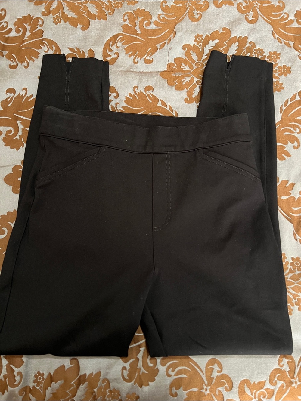 Spanx Black Leggings Sz M